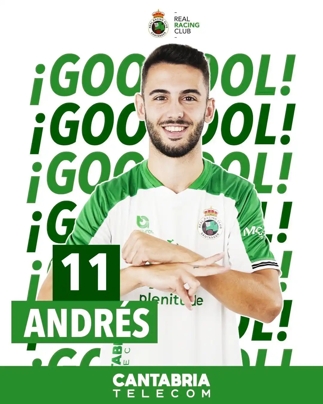 Image from Real Racing Club: 🎯 GOL DE ANDRÉS. MIN 70 (2-3) <a class="text-blue-500 hover:underline...
