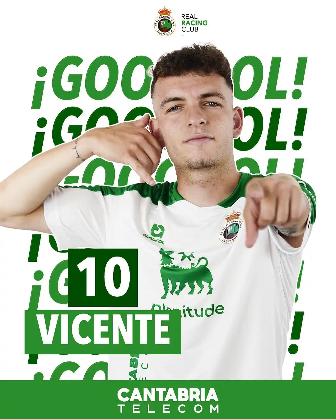 Image from Real Racing Club: 🎯 GOL DE IÑIGO VICENTE. MIN 40 (1-2) <a class="text-blue-500 hover:un...