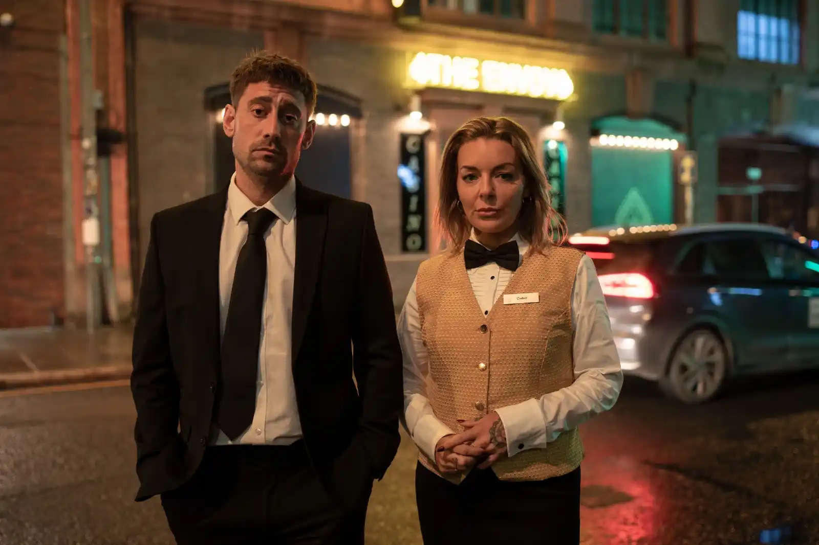 Image from BBC: 📸 Here's your first look at Sheridan Smith and Michael Socha in new c...