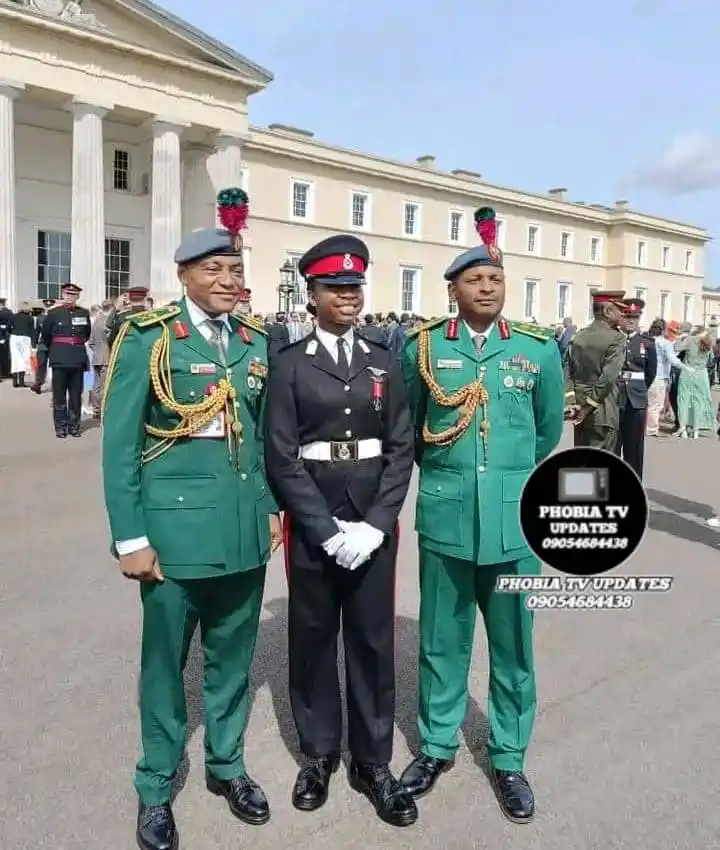 Image from PHOBIA TV 📺 UPDATES STATION 🚓🚨: HISTORY: FIRST NIGERIAN FEMALE CADET TO BE TRAINED AT ROYAL MILITARY A...