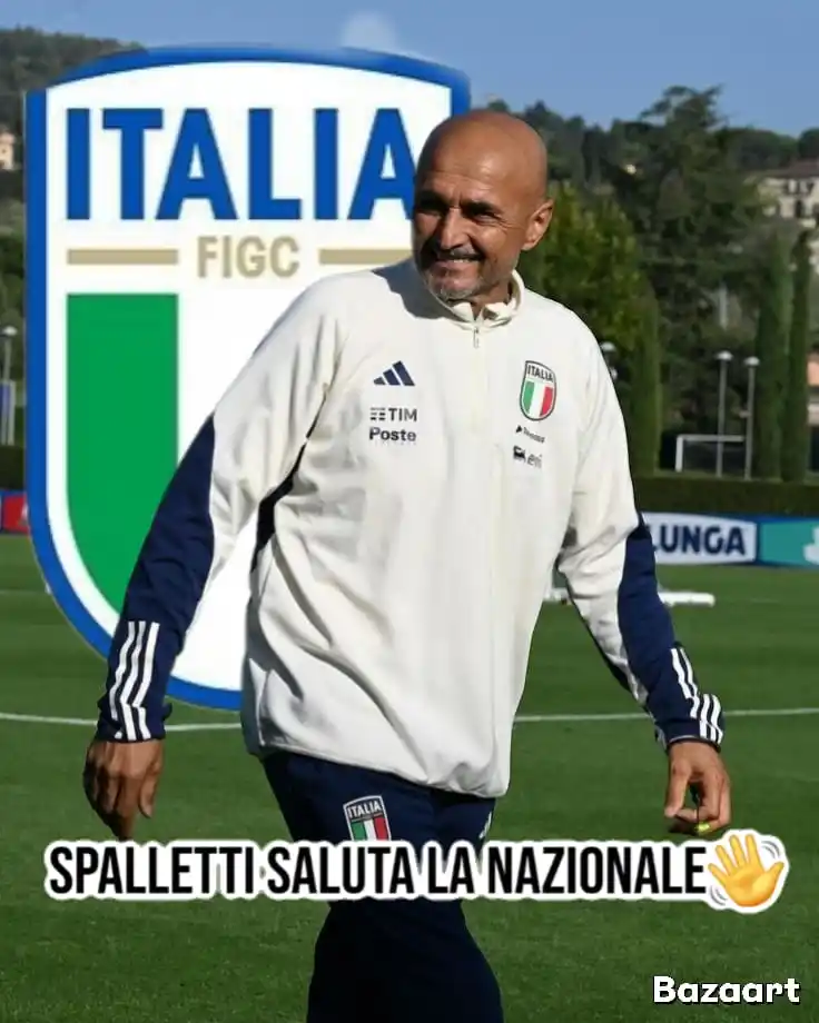 Image from MondoCalcio_N3WS: *🚨 L'ITALIA DICE ADDIO A SPALLETTI DOPO ITALIA-MOLDVIA🚨❌, LE PAROLE ...