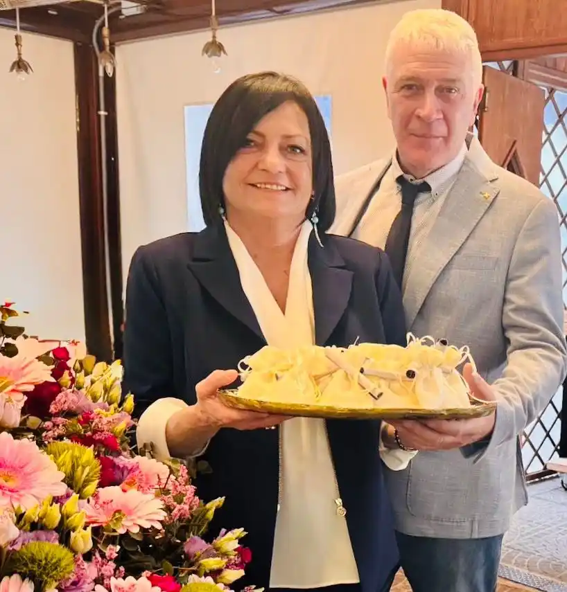 Image from Amici della Pediatria - Bergamo: Lucia e Amedeo 🥰 Oggi Sposi 👰🏻🤵❤️ Il loro <a class="text-blue-50...