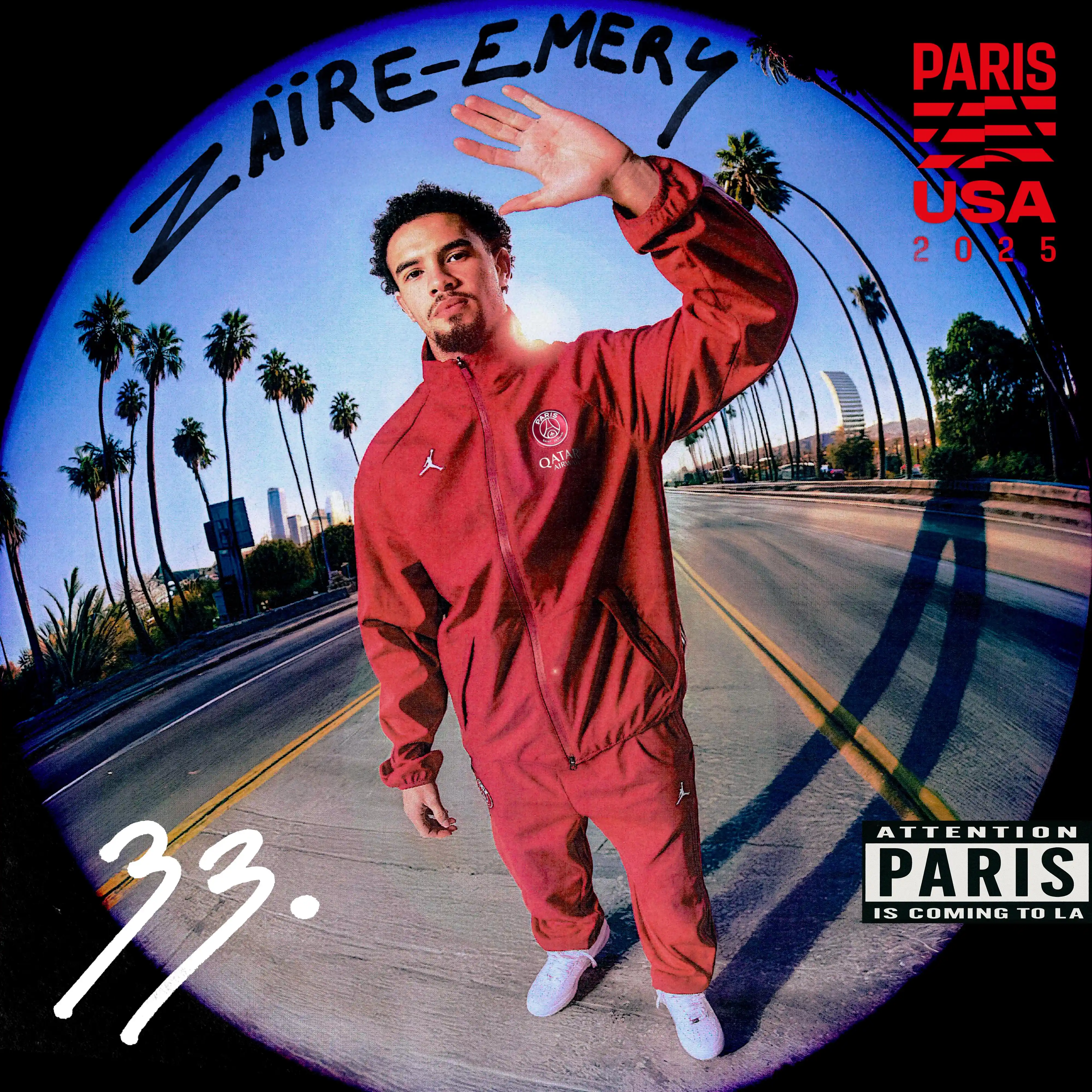 Image from Paris Saint-Germain: Now playing 💿 Straight out of Paris remixed in LA feat. Zaïre-Emery ...