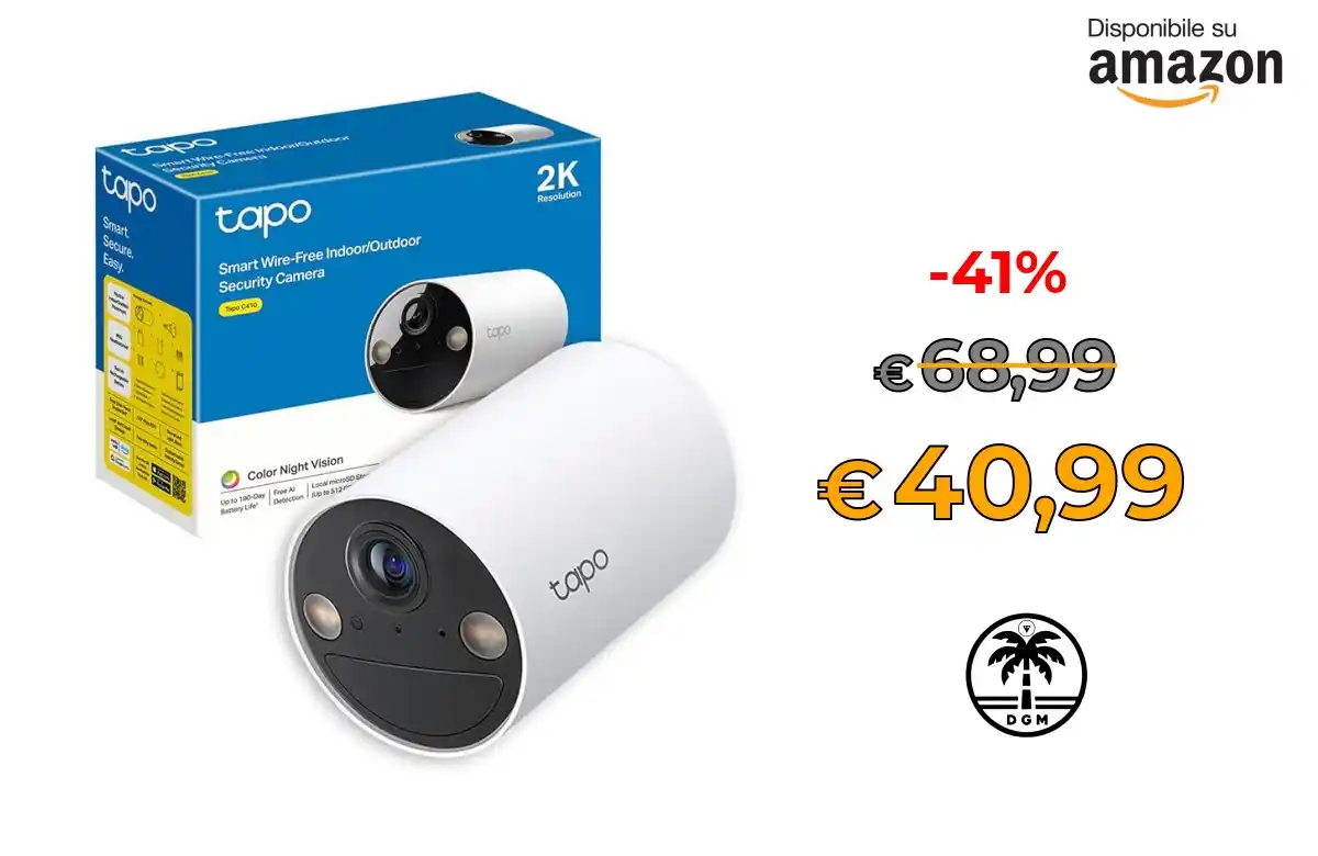 Image from Offerta DgM: 💥 Ottimo Prezzo 💥 🛍️in Vendita su AMAZON * ⭕ Tapo C410 Telecamera ...