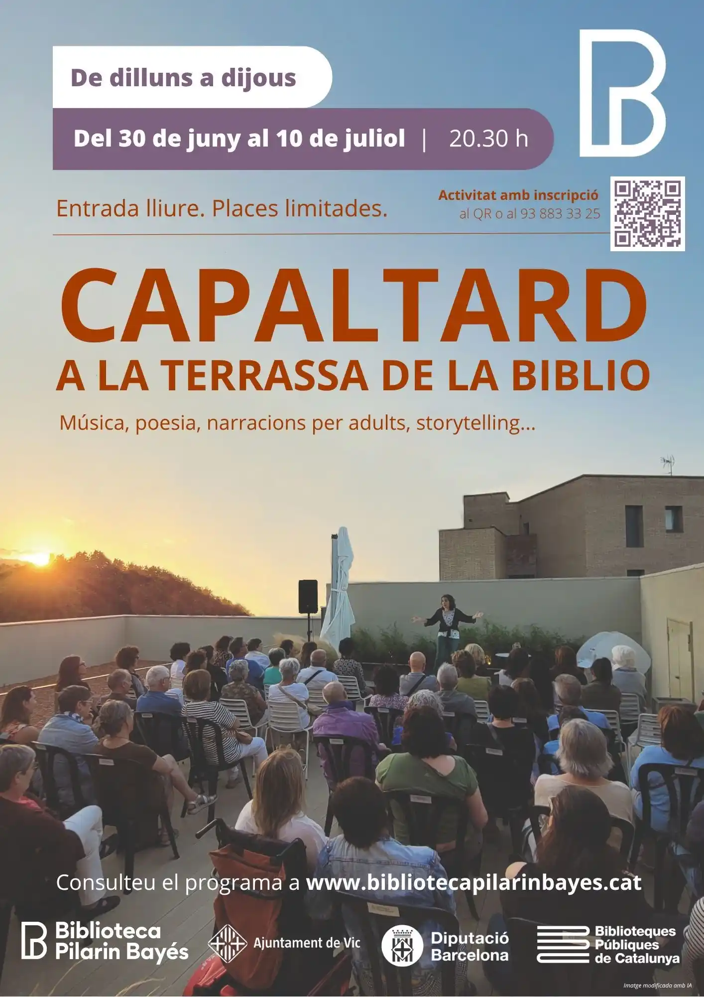 Biblioteca Pilarin Bayés de Vic post