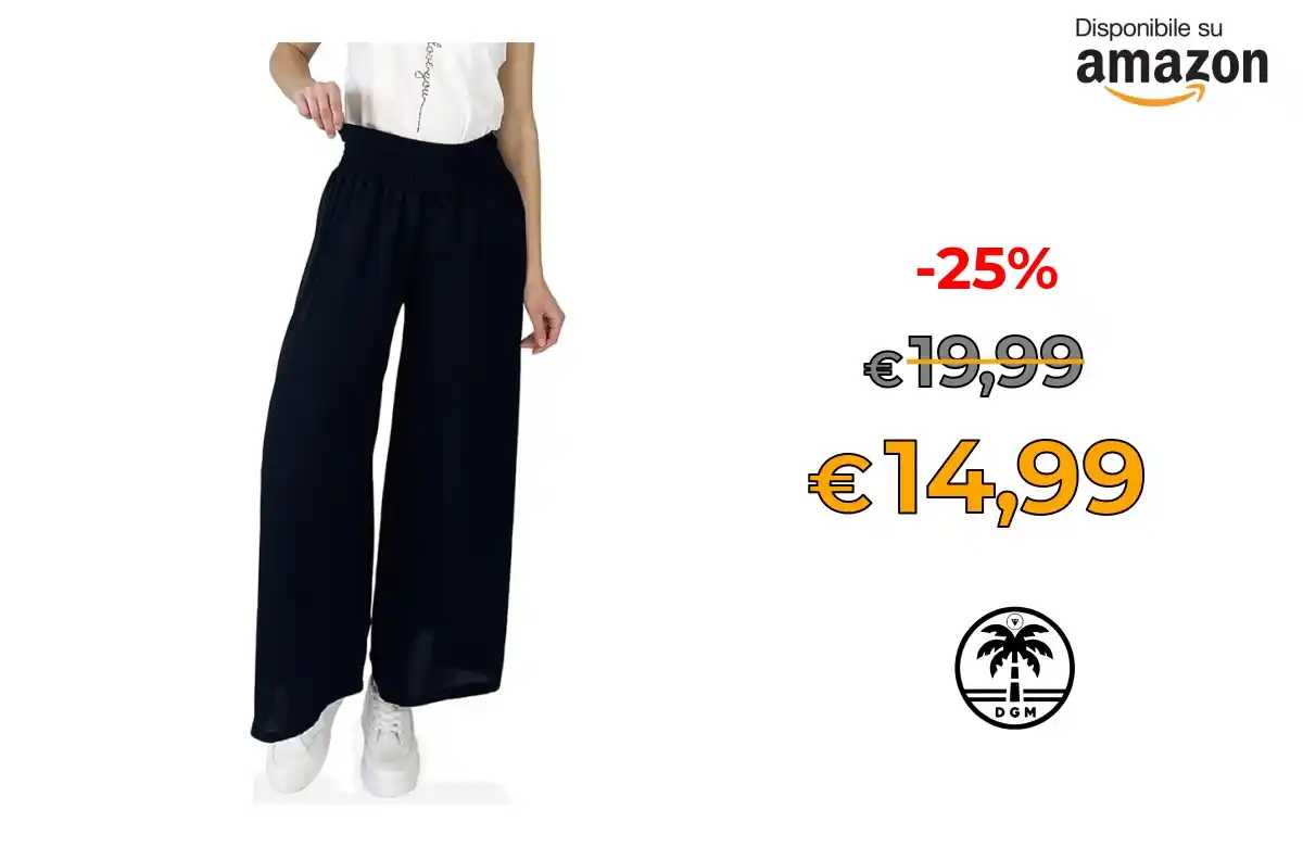 Image from Offerta DgM: 🔥 Prendilo al Volo 🔥 🛍️in Vendita su AMAZON  * ⭕ GLOMY Pantalone Do...