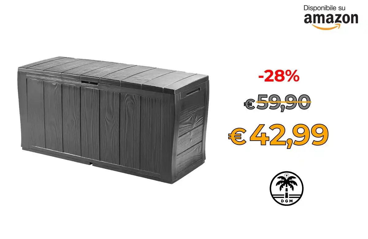Image from Offerta DgM: 🔥 Prendilo al Volo 🔥 🛍️in Vendita su AMAZON * ⭕ Keter Baule Sherwo...