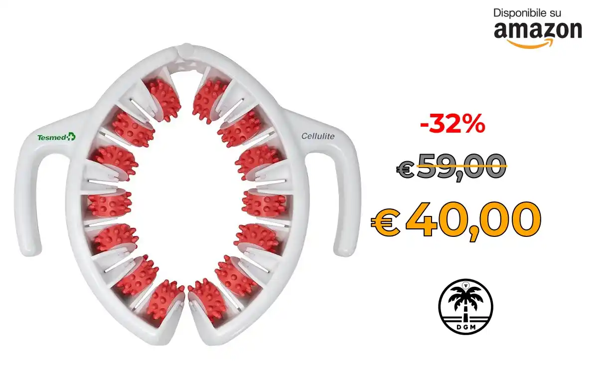 Image from Offerta DgM: 🌋 Prezzone 🌋 🛍️in Vendita su AMAZON * ⭕ TESMED CELLULITE – Il Mass...