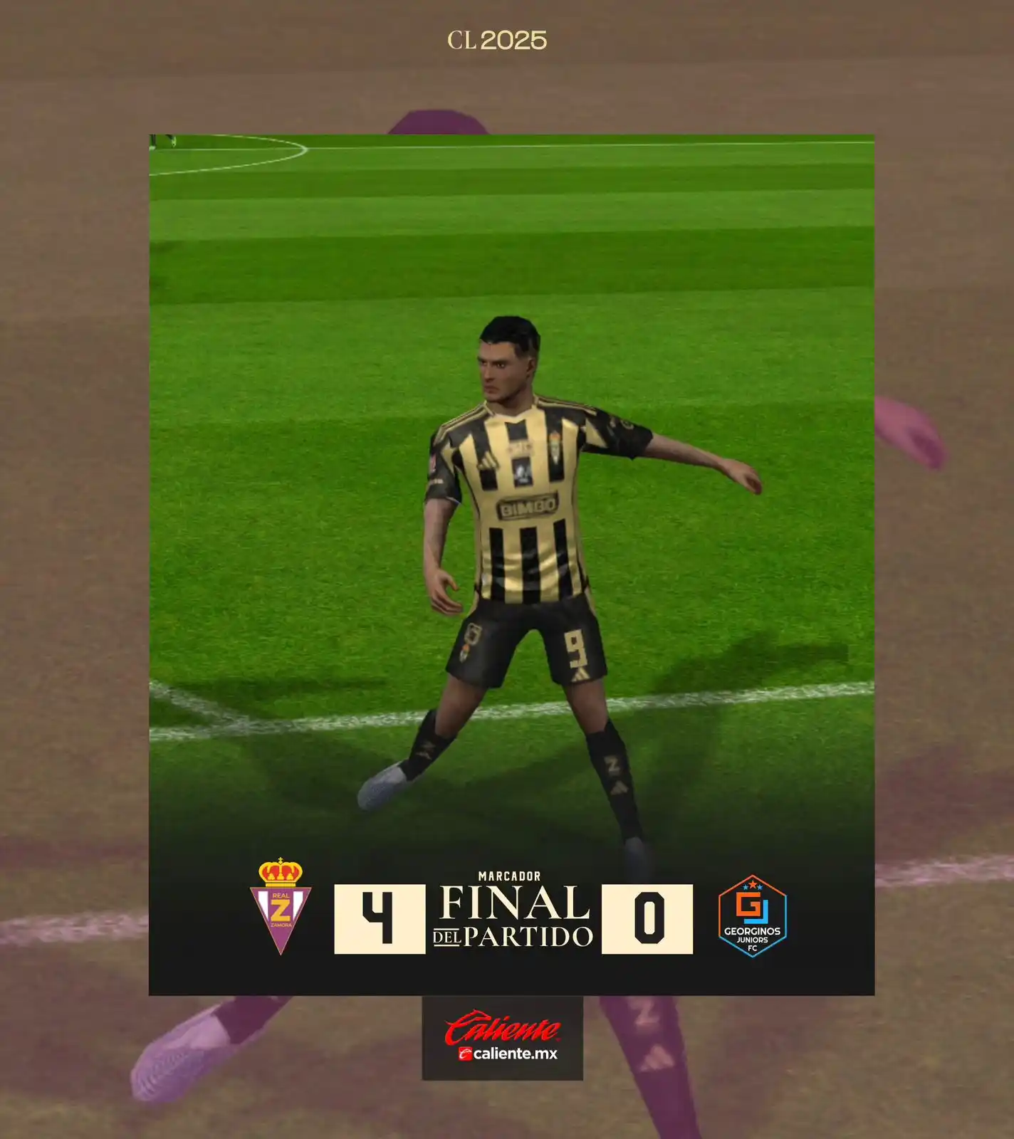 Image from Club Real Zamora: ¡TERMINA EL PARTIDO Y SOMOS... SOMOS CAMPEONES DEL CLAUSURA 2025! 🟡🟣...