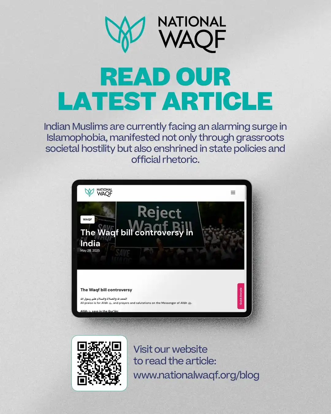 Image from National Waqf: *The Indian government’s proposed repeal of key Waqf laws is raising s...
