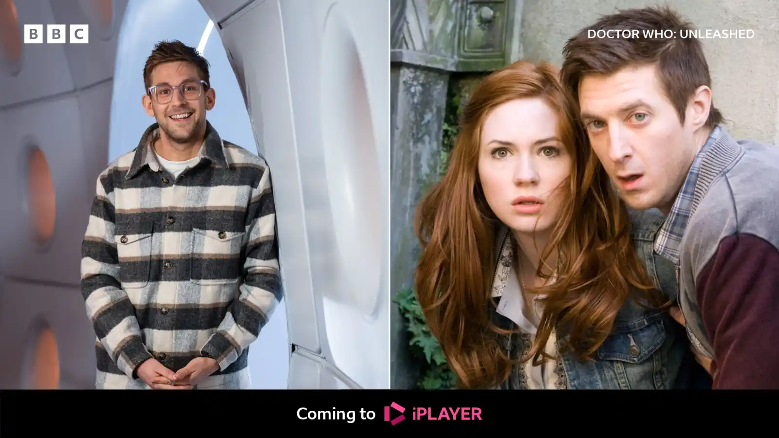 Image from BBC: ❤️❤️ Together, or not at all... Karen Gillan and Arthur Darvill are jo...