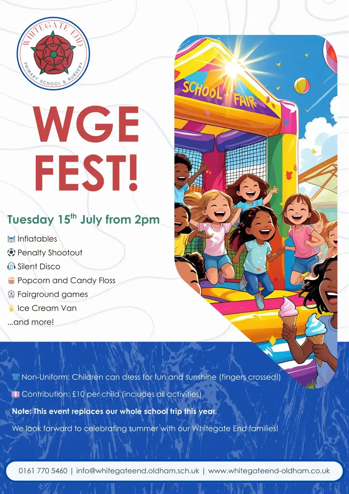 Image from Whitegate End Primary School: We’re bringing the fun to Whitegate End this summer with our very own ...