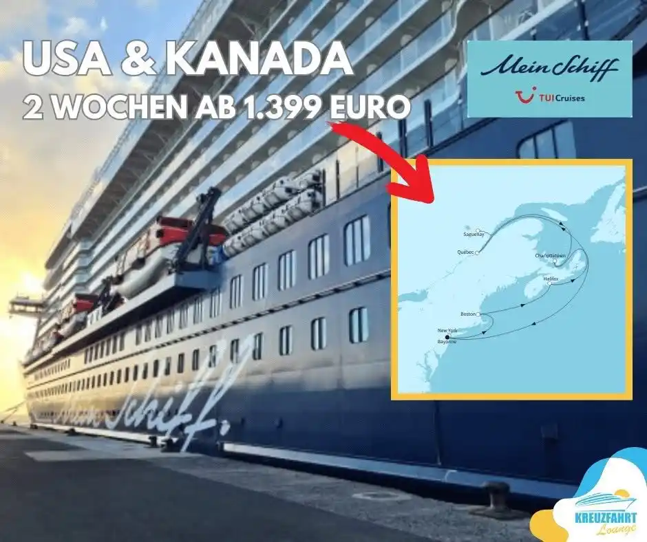 Image from Schiffe und Kreuzfahrten | Kreuzfahrtlounge: 😍 14 Tage USA & Kanada zum Mein Schiff Knaller-Preis: https://www.mei...
