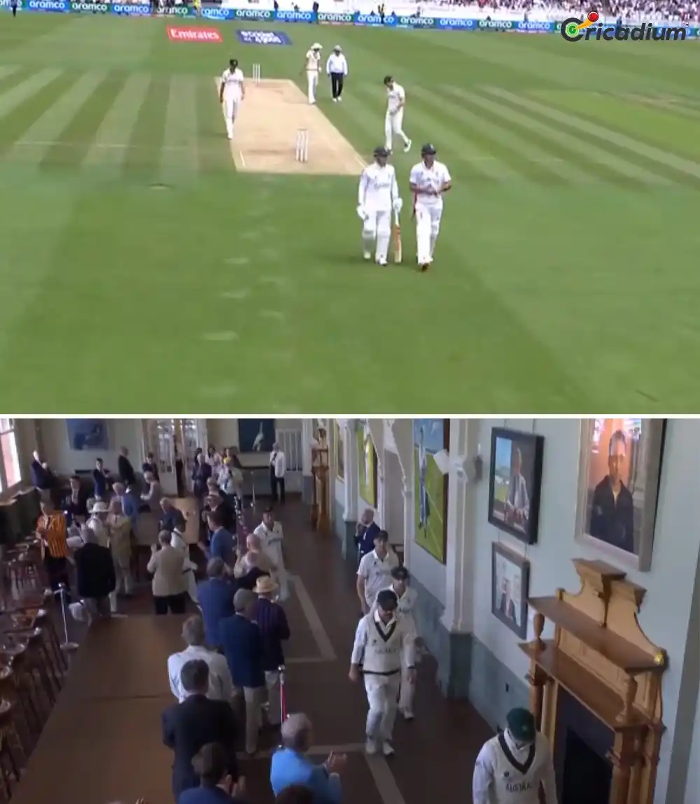 Image from Cricadium🏏: A steady start but a key blow before Lunch. 🏏 South Africa lost just ...