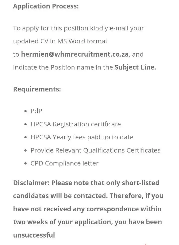 Image from FindSAjobs & Learnerships: Basic Life Support Paramedic 🔌🔌 📍 Pretoria To apply for this posit...