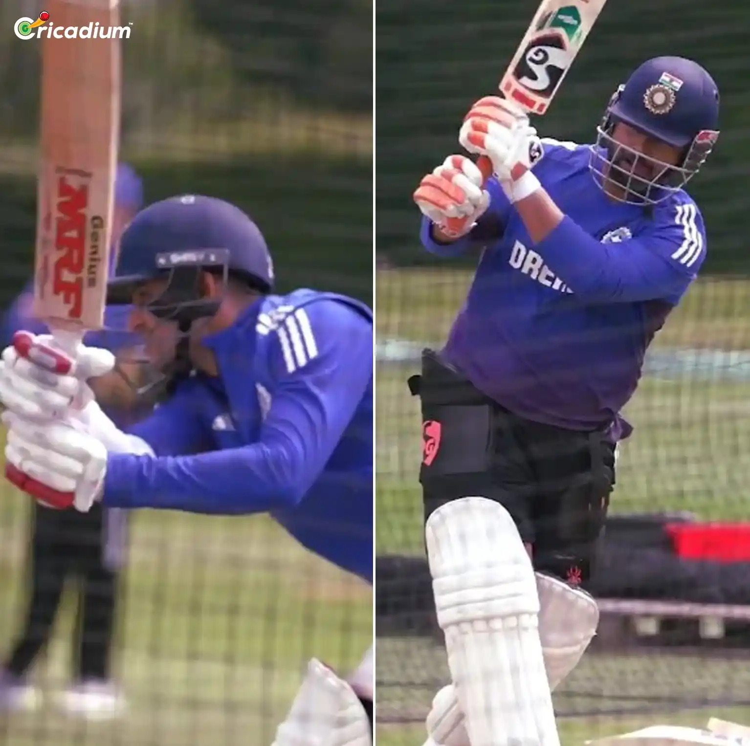 Image from Cricadium🏏: Captain & Vice-Captain grinding hard ahead of the England series! 🇮🇳...