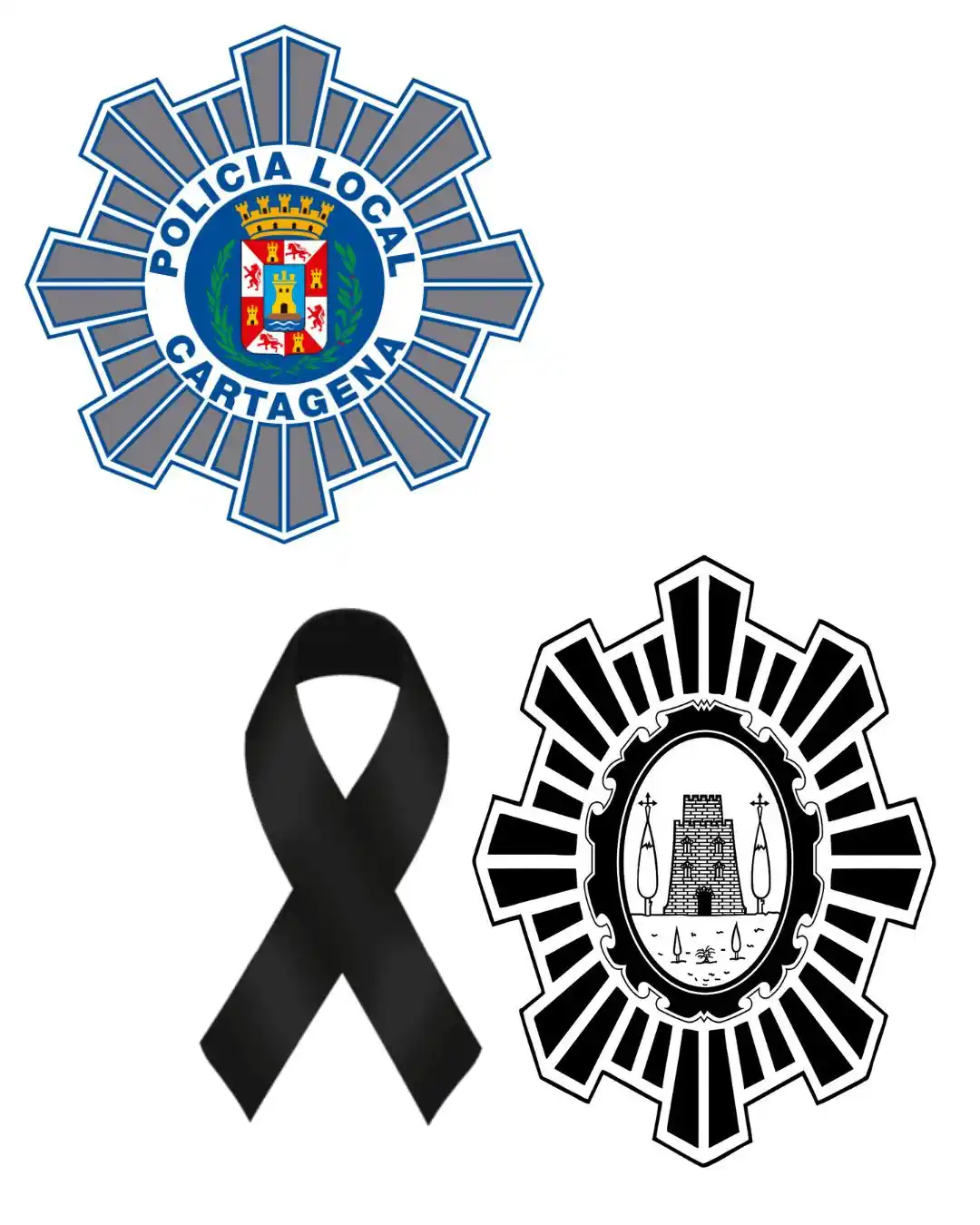 Image from Policía Local Cehegín: 🖤 Desde la Policía Local de Cehegín lamentamos profundamente el falle...