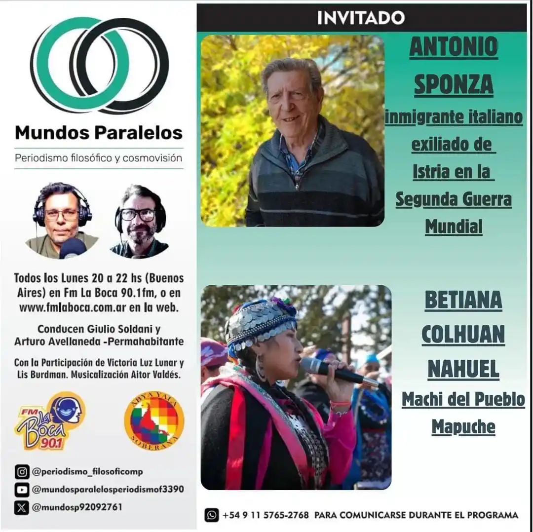Image from Mundos Paralelos. Periodismo Filosófico Y Cosmovisión: 🌍✨ Este lunes 2 de junio, de 20 a 22 hs, sintonizá <a class="text-blu...