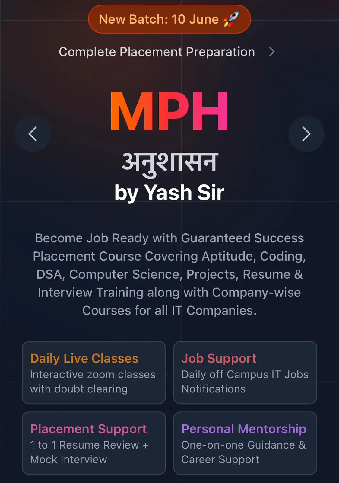 Image from KG Job Updates & Placement Prep: Hi Champion, *For Job Ready Placement Preparation with Guaranteed Job...