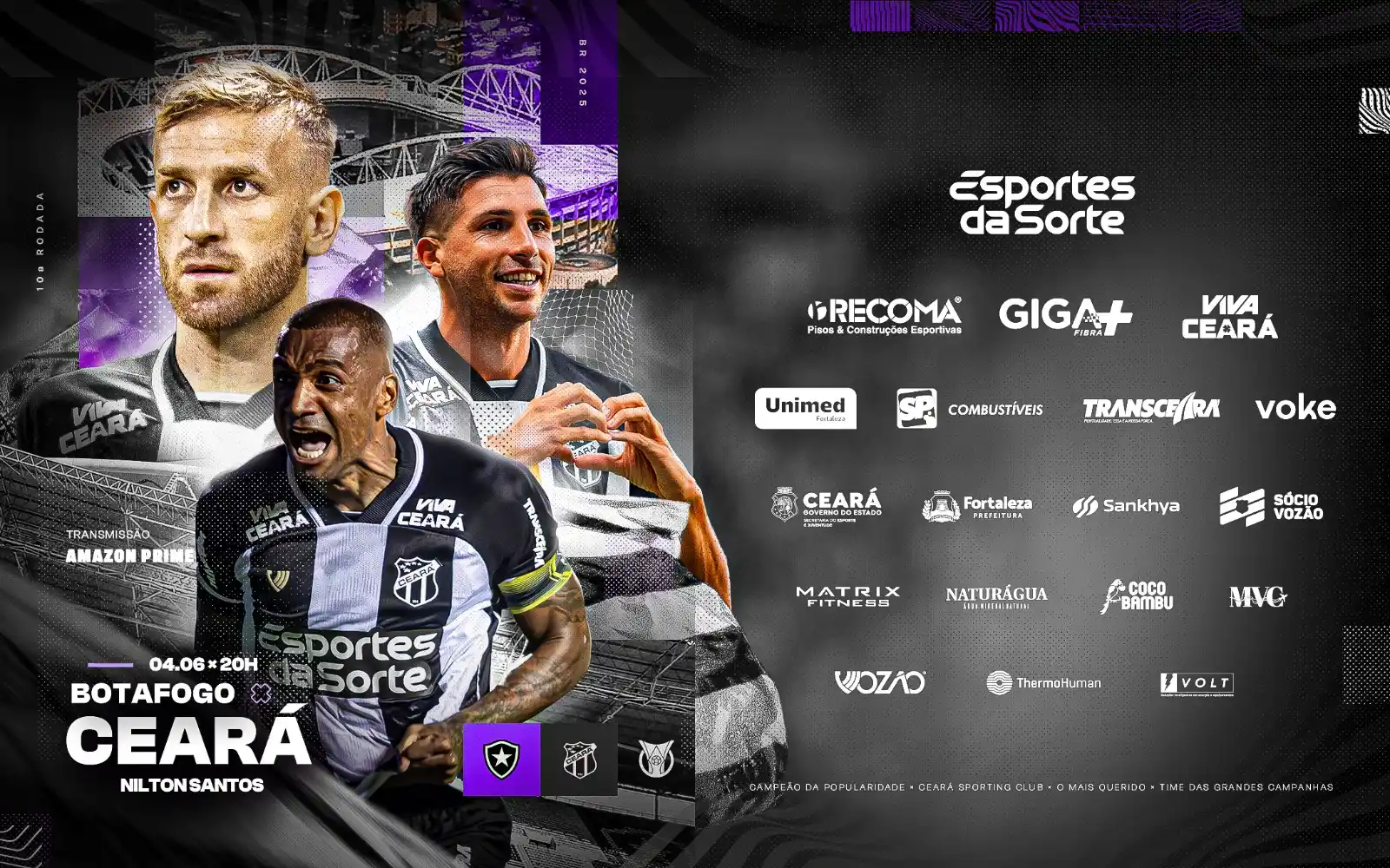 Image from Ceará Sporting Club: https://www.instagram.com/p/DKcIbdINmqO/ PRÓXIMO CONFRONTO NO BRASILE...