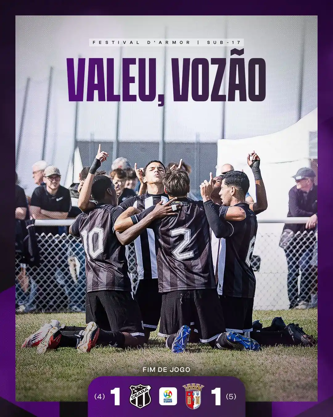 Image from Ceará Sporting Club: https://www.instagram.com/p/DKsCBQUMH1j/ FIZERAM HISTÓRIA! 🌍🏁 Na f...