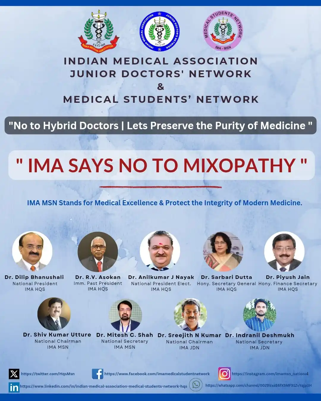 Indian Medical Association Medical Students' Network post