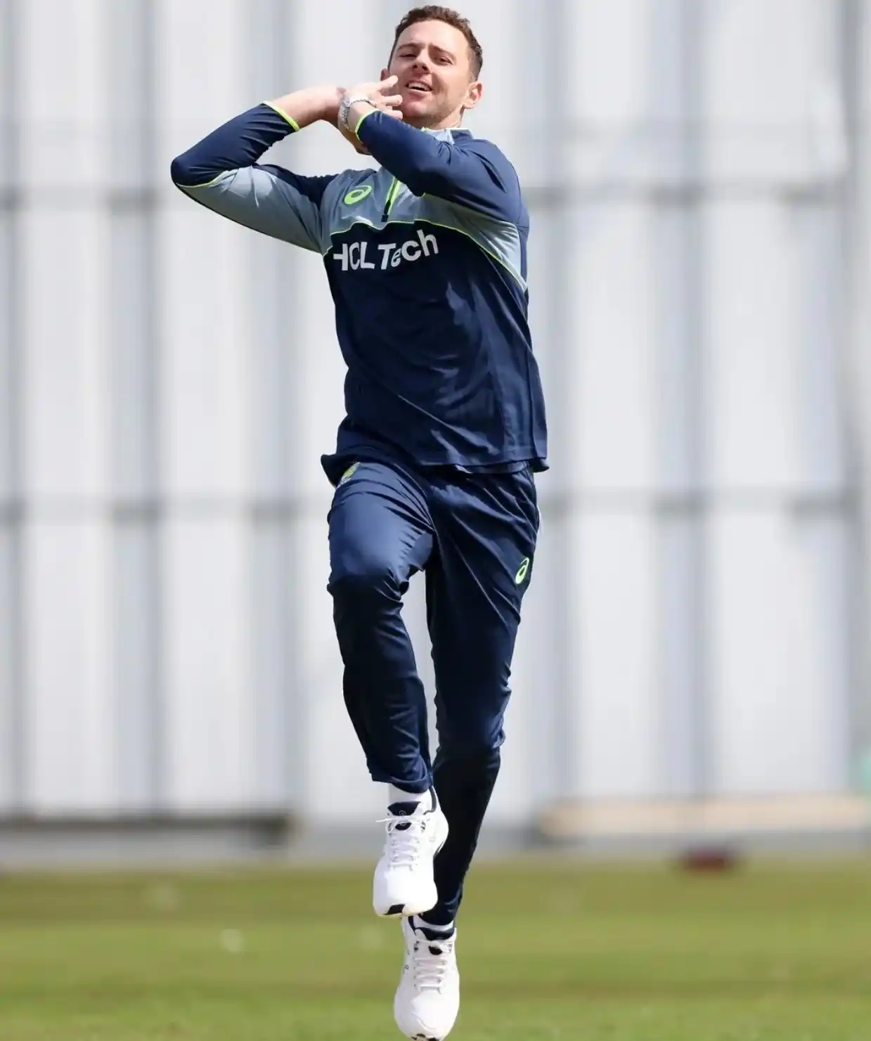 Image from Cricadium🏏: Josh Hazlewood working hard for the WTC final. 🏆  <a class="text-blue...