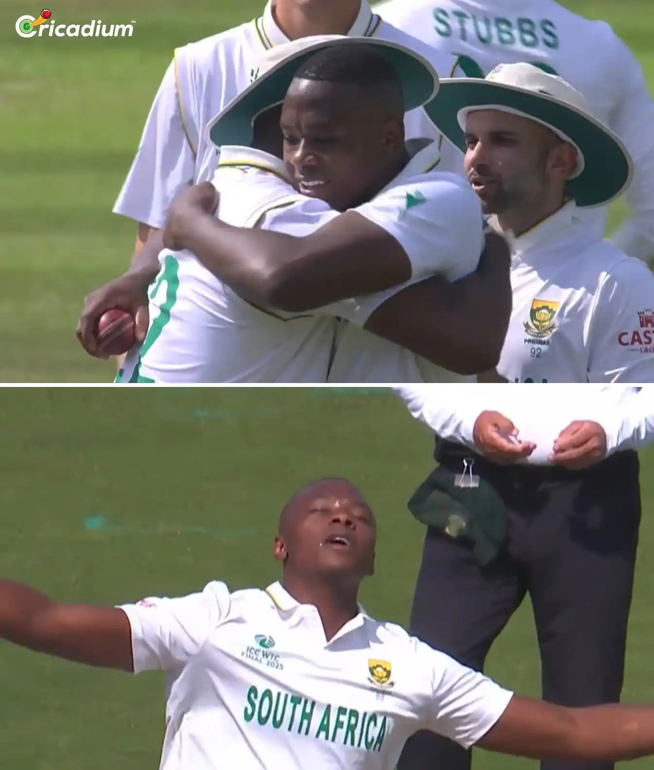 Image from Cricadium🏏: KAGISO RABADA PICKS UP A FIVE-WICKET HAUL IN THE WTC FINAL! 🔥🎯 World...