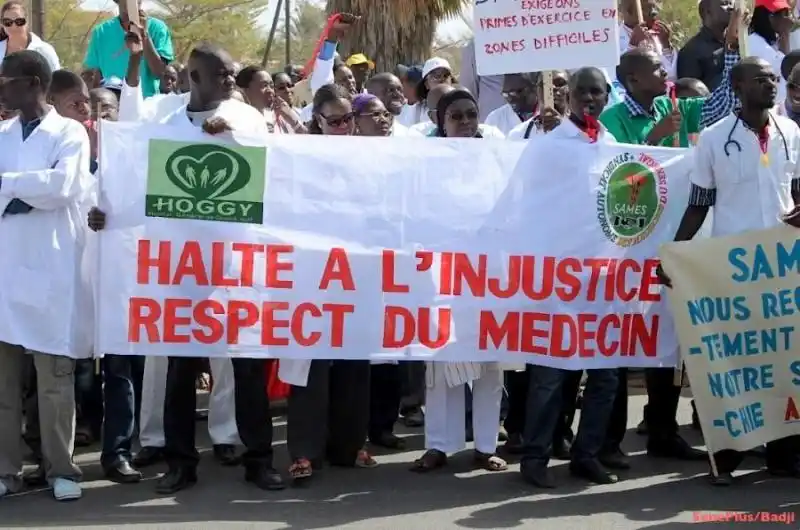 Image from SenCaféActu : L’Alliance des syndicats autonomes de la santé (Asas/And Gueusseum) en...