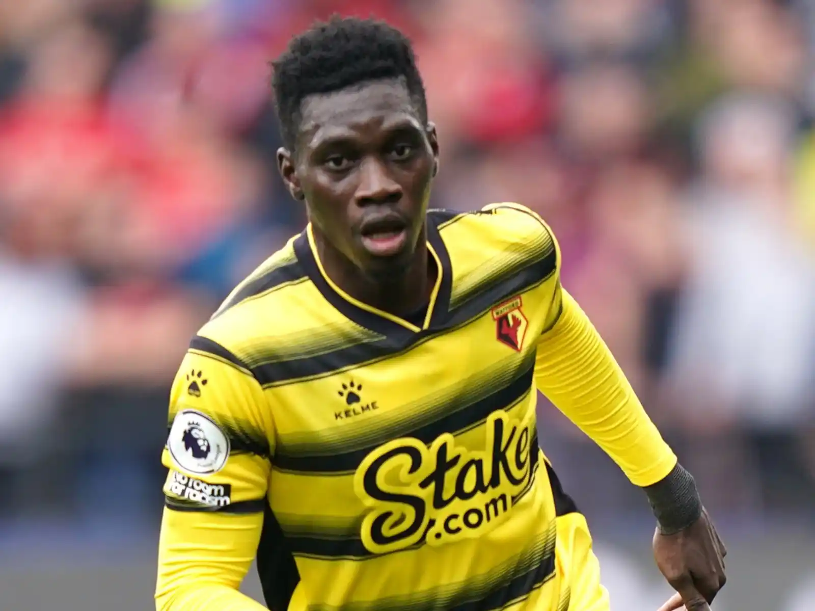 Image from SenCaféActu : L’international sénégalais Ismaïla Sarr, actuel attaquant de Crystal P...