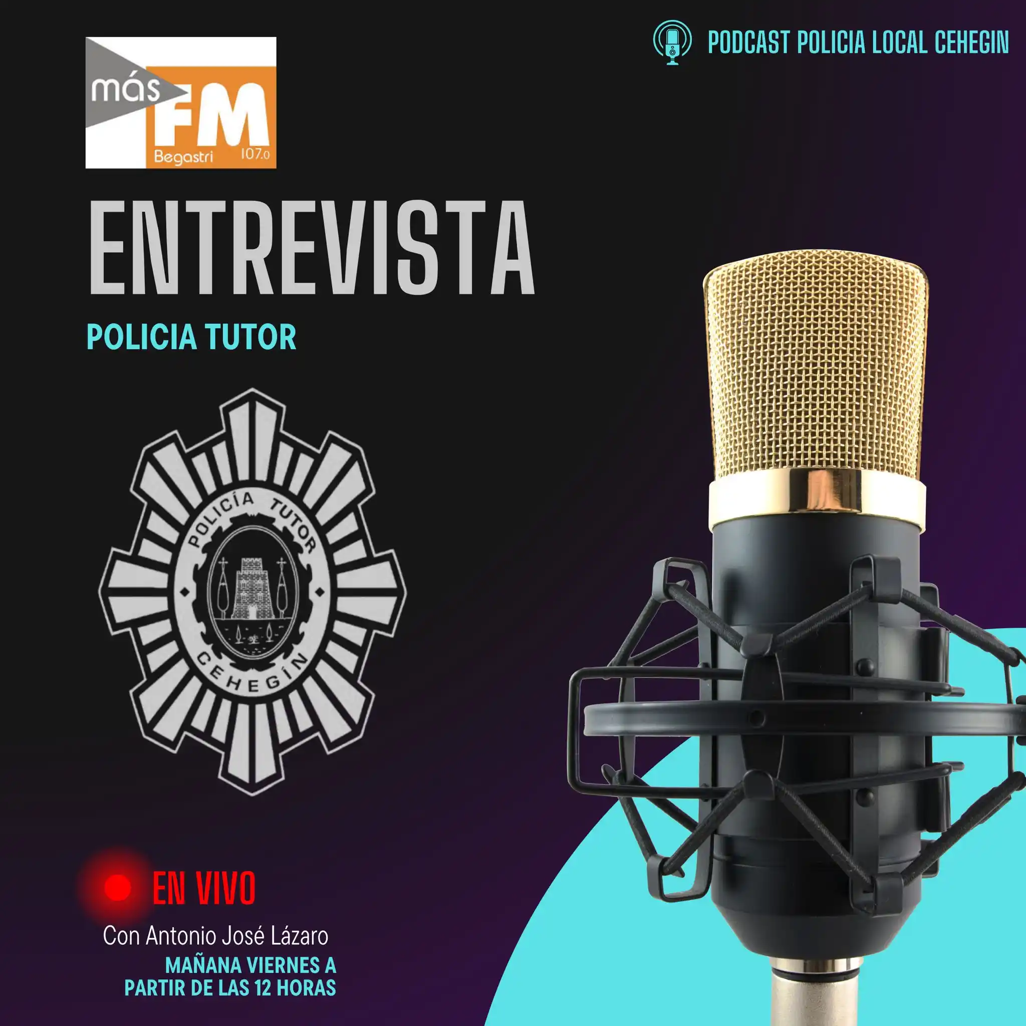 Image from Policía Local Cehegín: 📻 Mañana viernes, a partir de las 12 horas, entrevista en la emisora ...