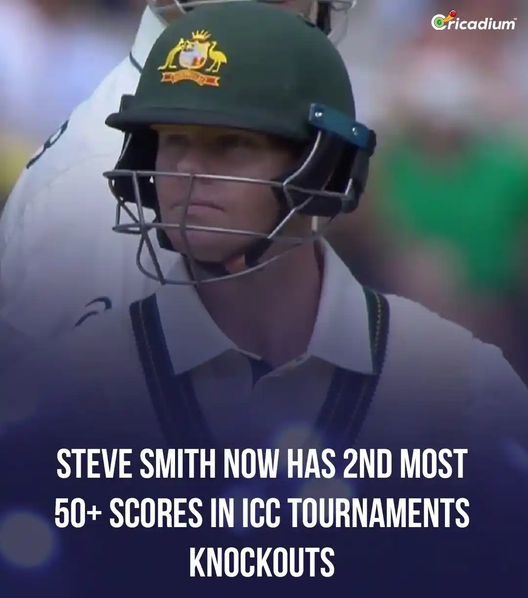 Image from Cricadium🏏: Mr. Consistent in crunch moments! 🙇♂️ Steve Smith now holds the 2nd ...