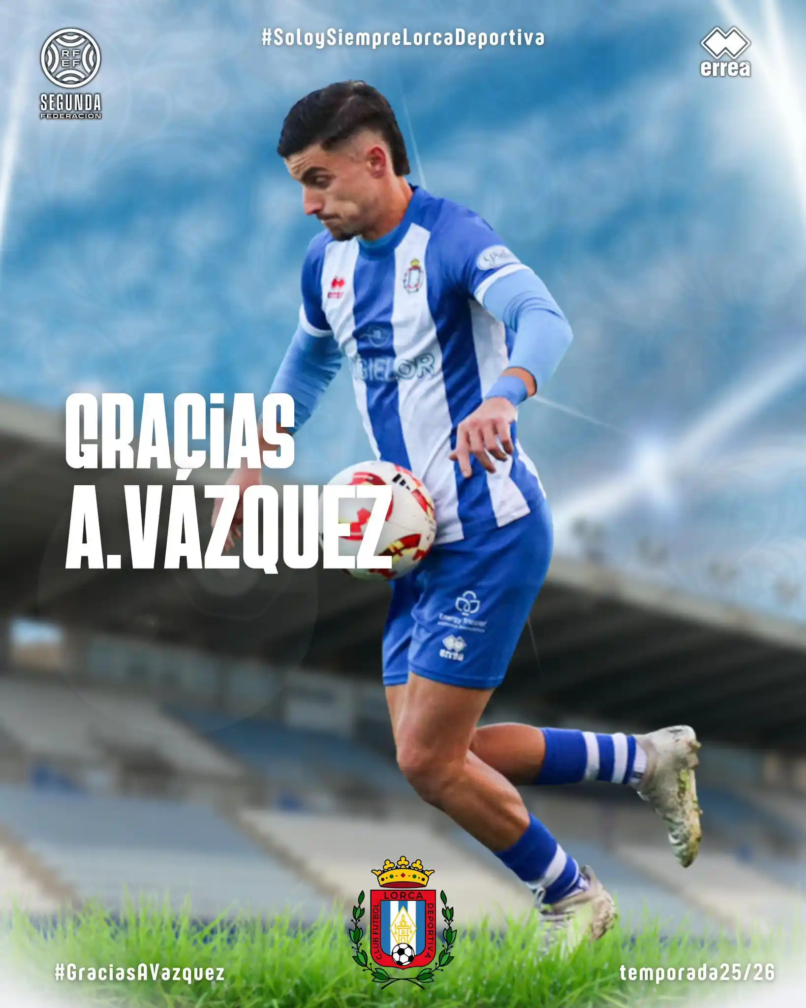 Image from Lorca Deportiva INFO: OFICIAL | ➡️ Alberto Vázquez no continúa como jugador del CF Lorca De...