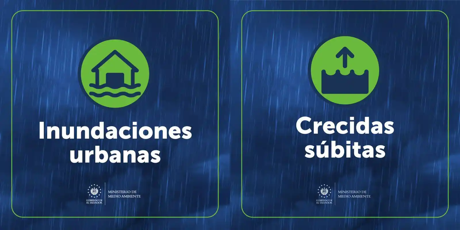 Image from Ministerio de Medio Ambiente El Salvador: Se mantiene la condición de Vigilancia en el departamento de Usulután,...