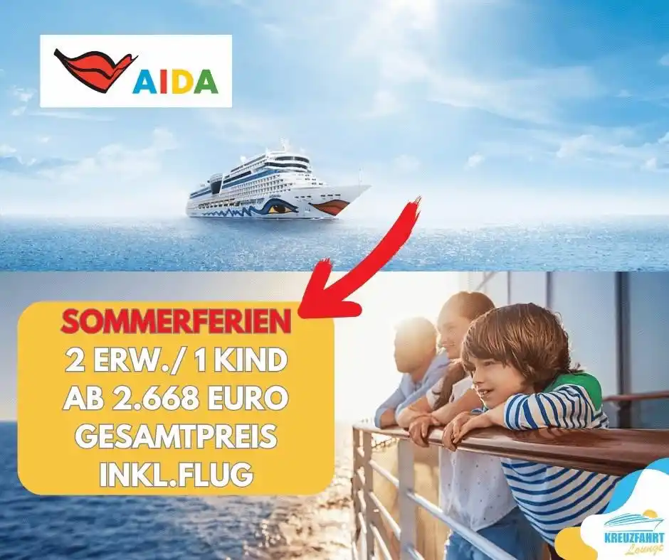Image from Schiffe und Kreuzfahrten | Kreuzfahrtlounge: 😱🥳 SOMMERFERIEN-KNALLER inklusive Flug: https://buchen.meine-kreuzfa...
