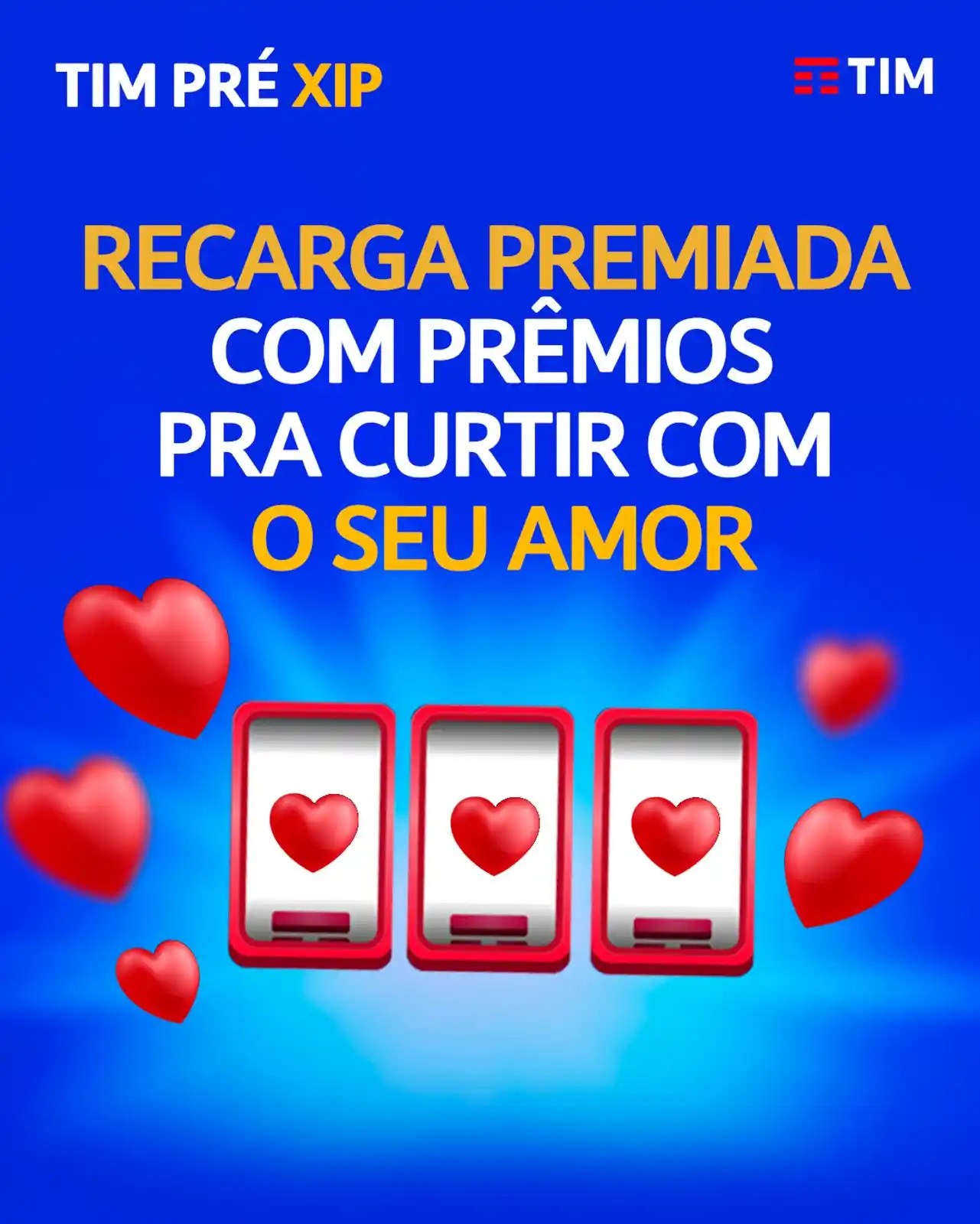 Image from TIM - Recarga Premiada: 💘 *Sorte no amor… e na Recarga Premiada!* 🍀 Neste Dia dos Namorados...