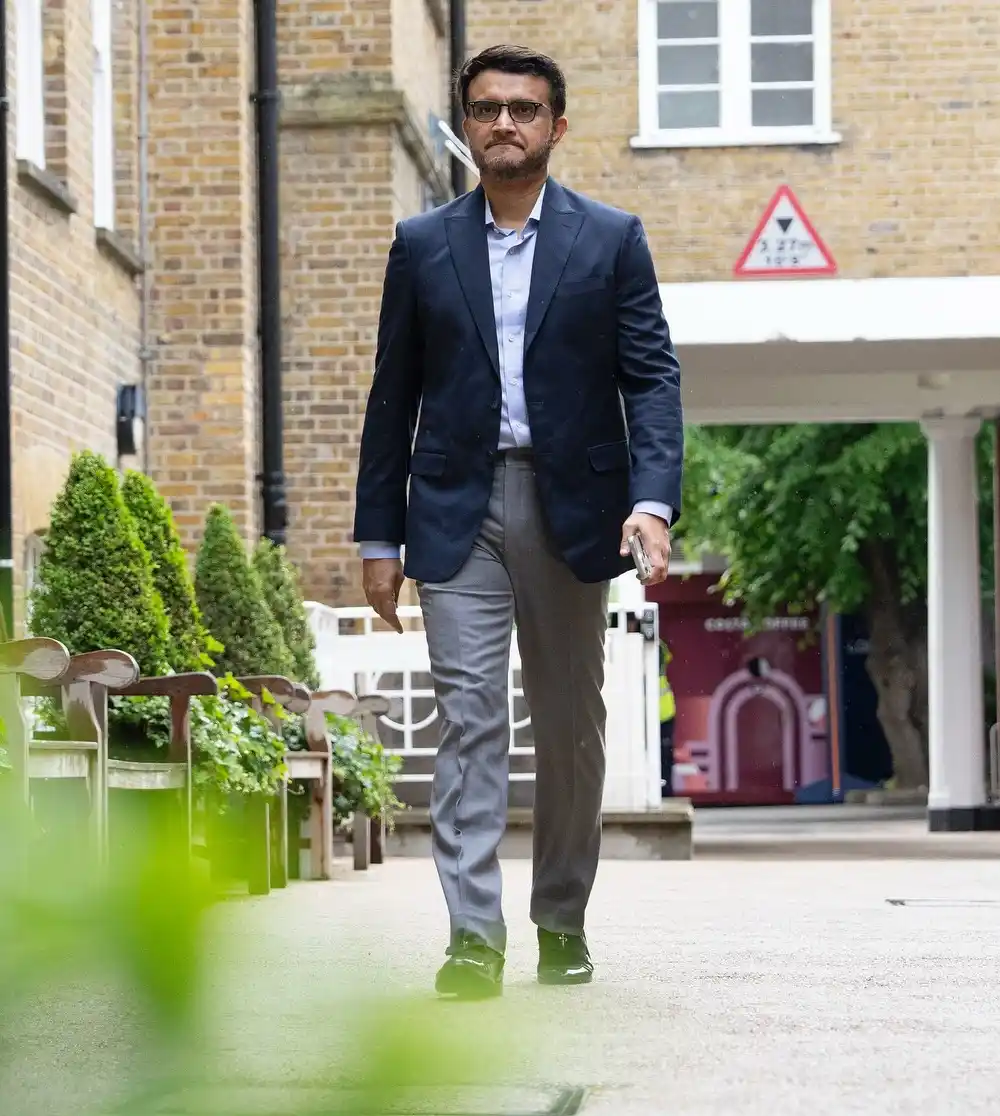 Image from Cricadium🏏: Sourav Ganguly at the iconic Lord’s for 'World Cricket Connects 2025' ...