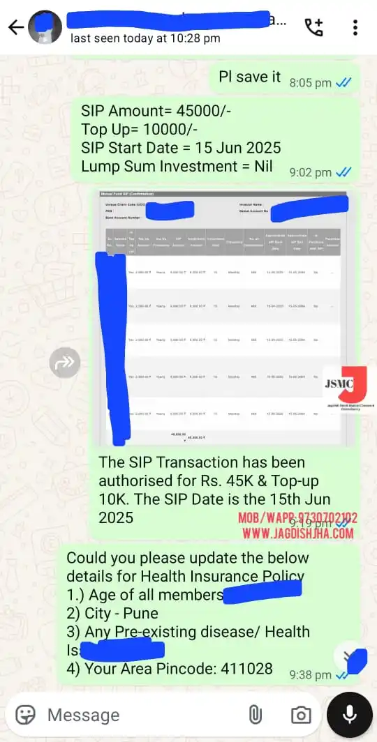 Jagdish Stock Market Classes (JSMC) post