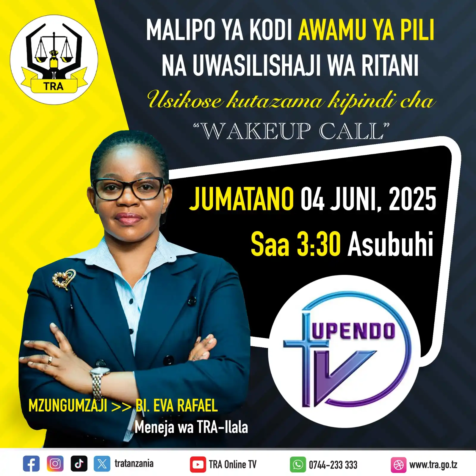 TRA TANZANIA post