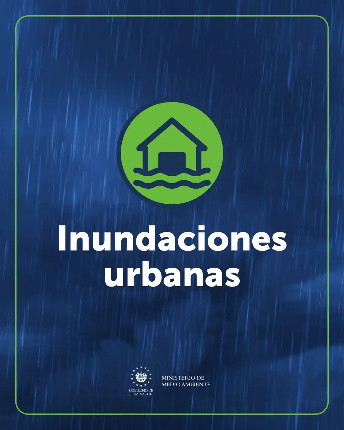 Image from Ministerio de Medio Ambiente El Salvador: *VIGILANCIA*, en algunos distritos de los departamentos de San Salvado...
