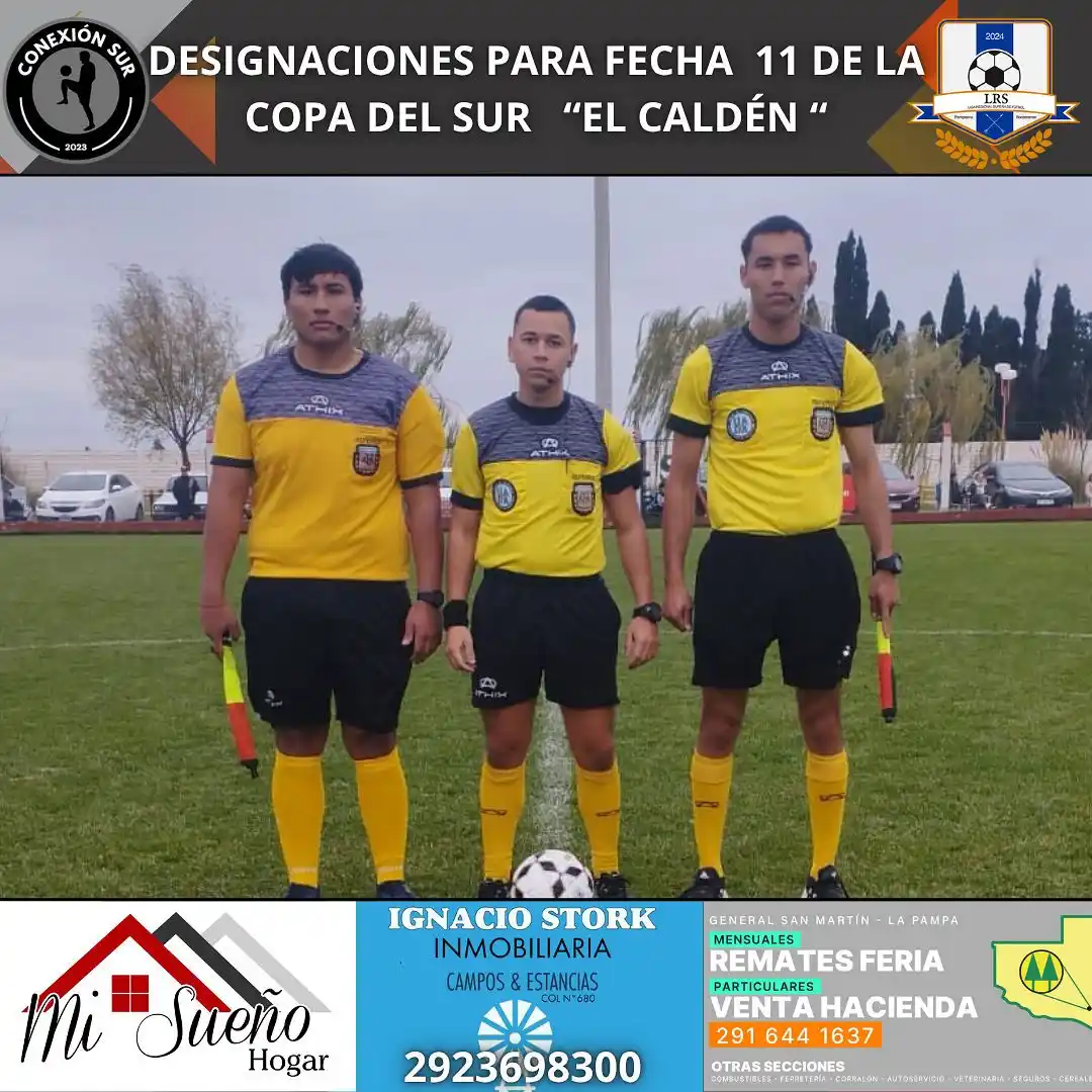 Image from Conexión Sur - Canal Oficial: Zona A Sportivo y Cultural 🔵⚪️ - Pampero (G)⚫️⚪️ 👨🏻⚖️ Enzo Arias ...
