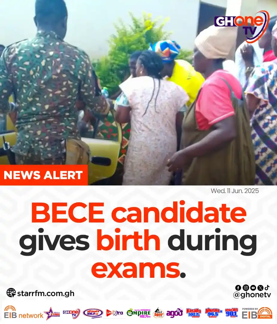 Image from WEST AFRICAN EXAMINATION COUNCIL | WAEC: A pregnant BECE candidate has delivered a baby boy. The incident happe...