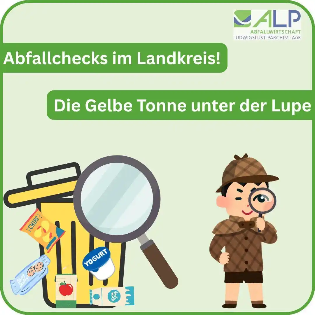 Image from Annas LADEN Schaukasten Crivitz & Umgebung: 🚨 Achtung: Abfallchecks im Landkreis! 🚨 Was gehört (nicht) in die Ge...