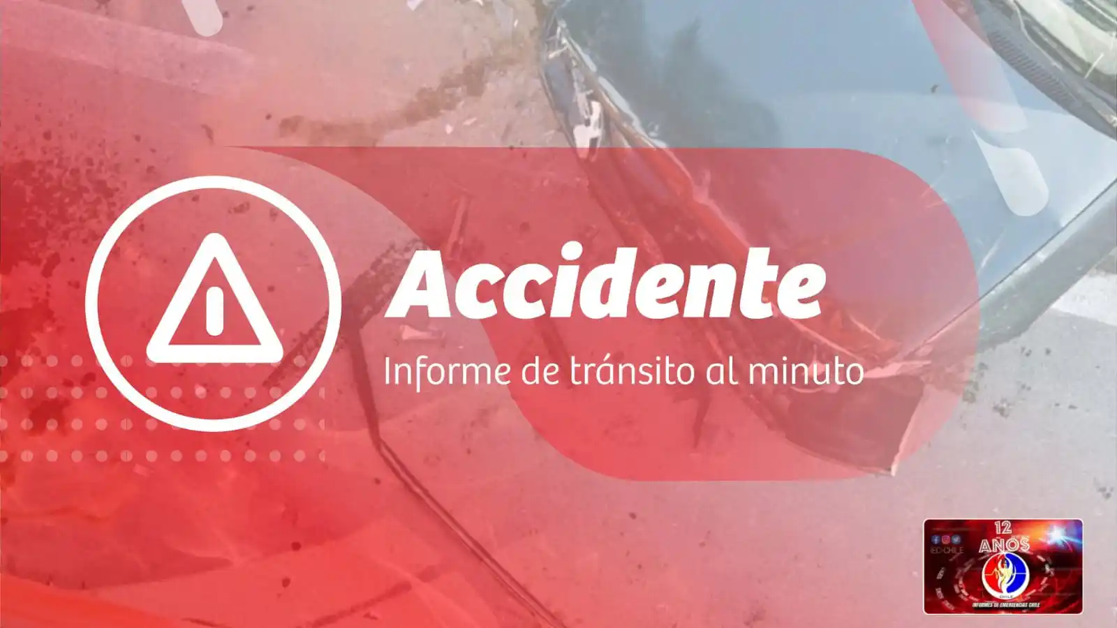 Image from IEC-CHILE: 🔴Actualización (07:52). Se mantiene la *restricción de pista derecha ...