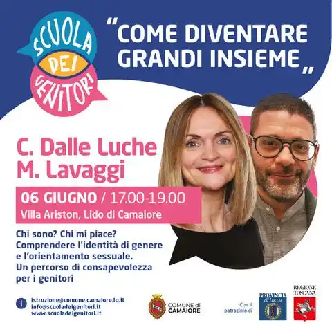 Image from Comune di Camaiore: 💬 Ancora posti disponibili per il terzo incontro della Scuola dei Gen...