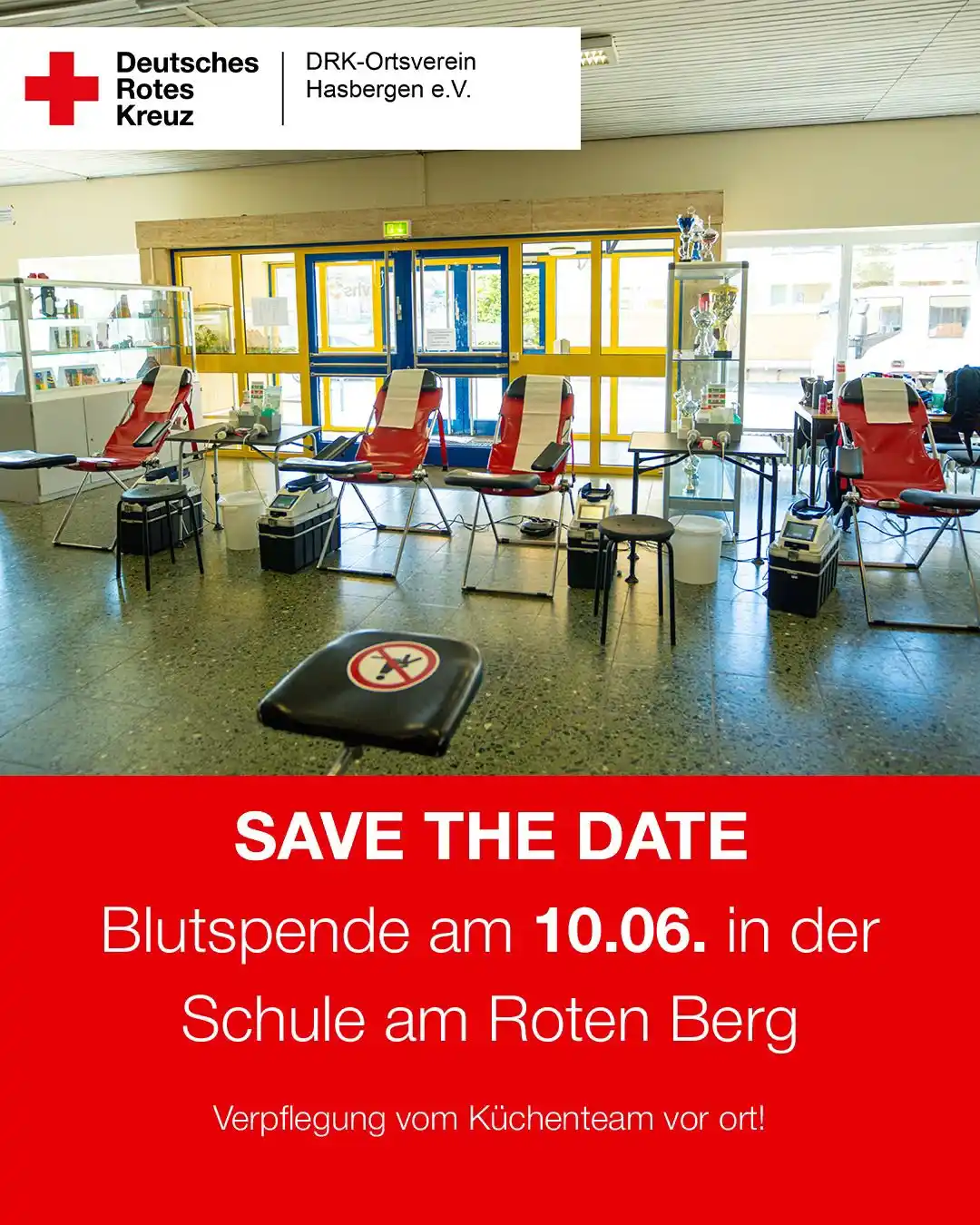 Image from Gemeinde Hasbergen: 🩸 *Blutspende am 10. Juni – Leben retten in Hasbergen* Am *Dienstag,...