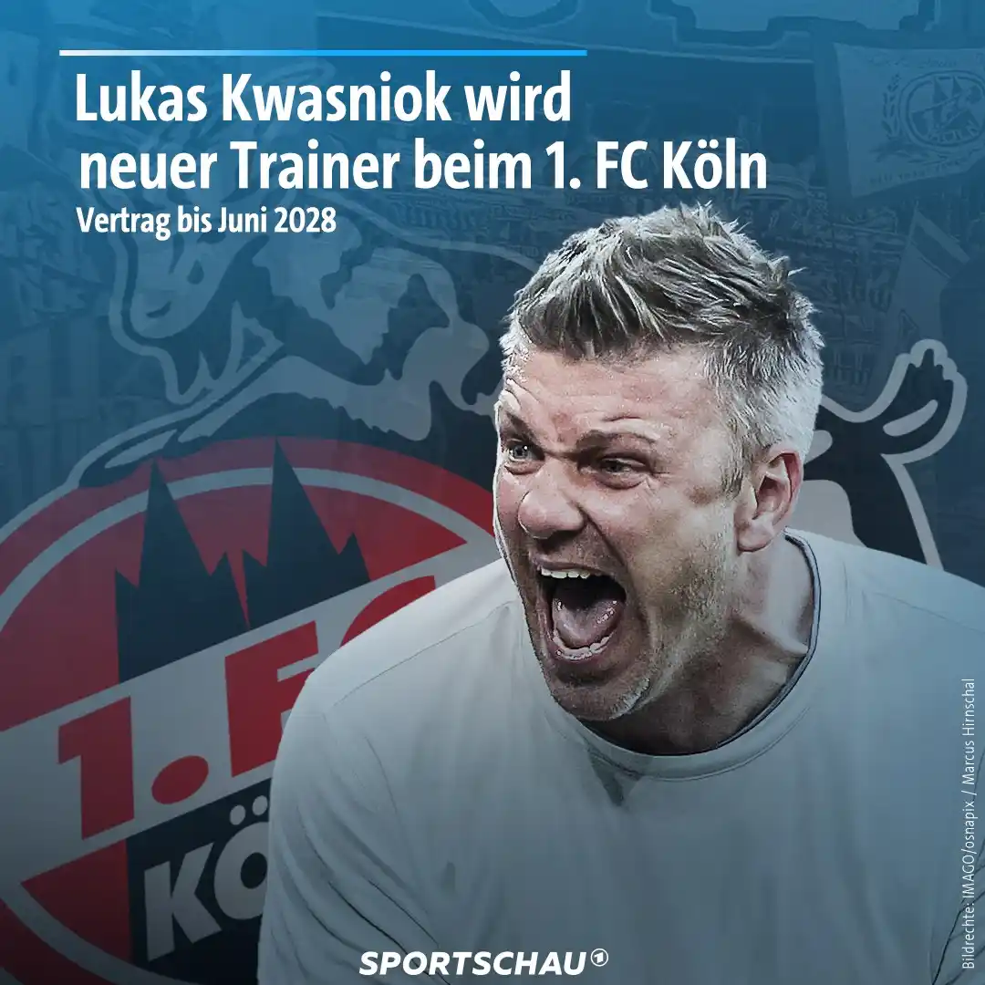 Image from Sportschau: 🐐 Der Bundesliga-Rückkehrer 1. FC Köln hat nach einer langen Hängepar...