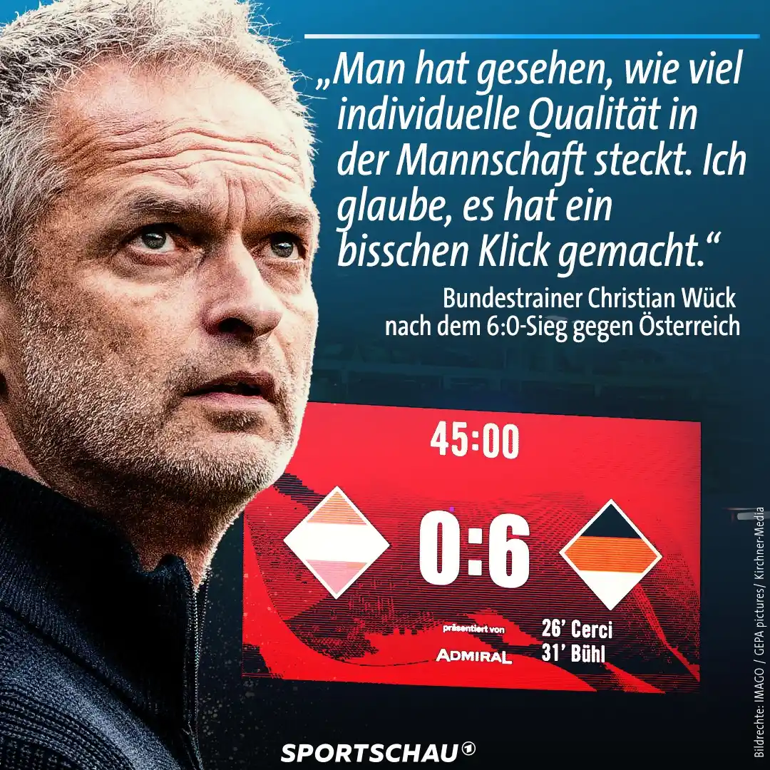 Image from Sportschau: 🏆 DFB-Frauen spielen um Nations-League-Titel: Nach dem klaren 6:0-Sie...
