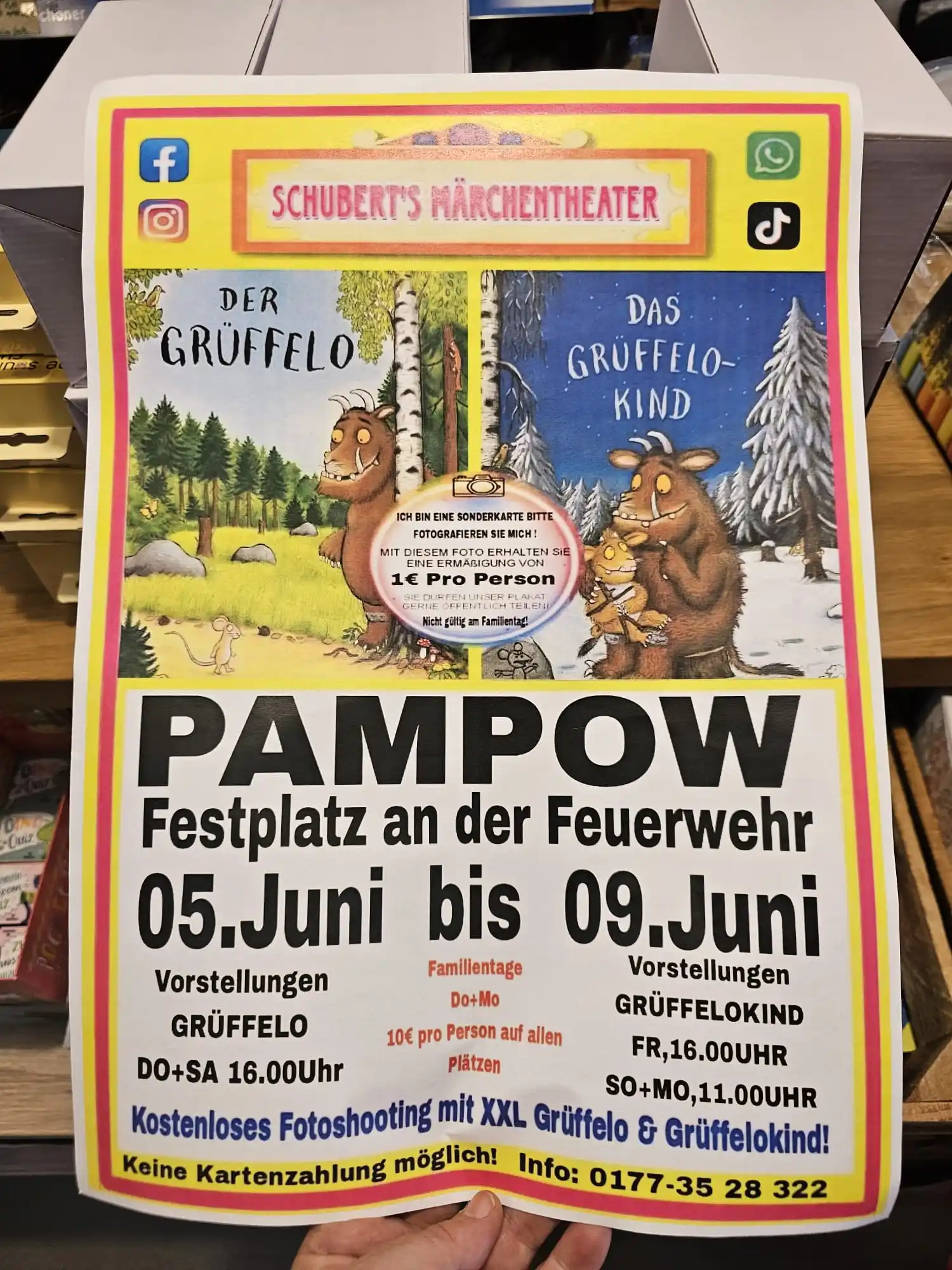 Image from Annas LADEN Schaukasten Crivitz & Umgebung: 🎭 Einladung ins Märchentheater! 🎭 Schubert's Märchentheater kommt na...