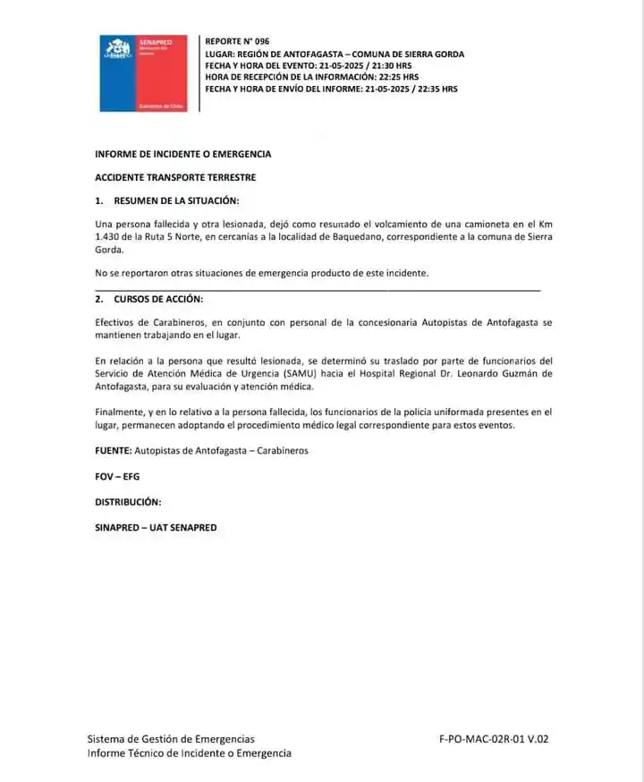 Image from IEC-CHILE: Estimad@s 🔴Junto con saludar, se adjunta *Informe Técnico N° 096: Ac...